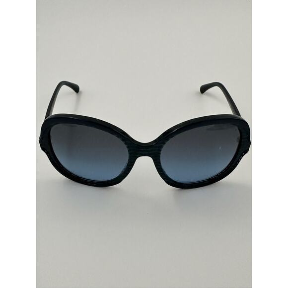 CCS101: Oversized Chanel Sunglasses w Blue Printed Frame & COA - Picture 2 of 4